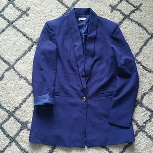 NWOT Tobi Cobalt Blue Oversized Blazer